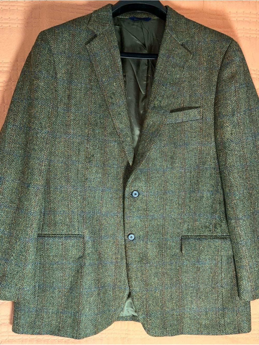 Brooks Brothers Green Multi-Tone Tweed Sport Coat